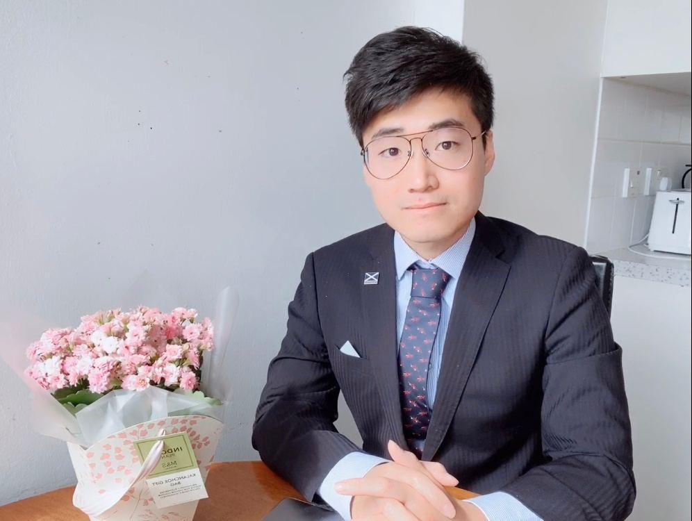 Simon Cheng on March 31, 2020. (Courtesy of Simon Cheng)