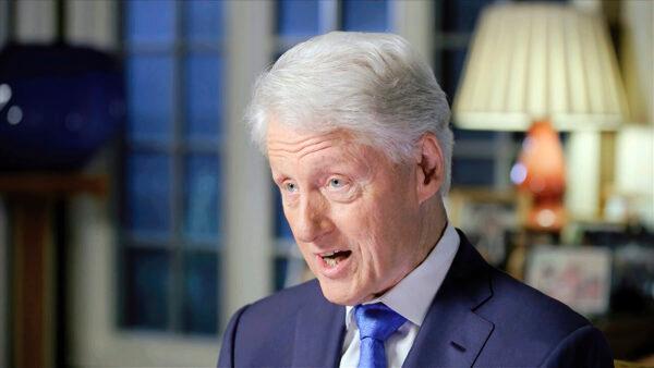In this image from video, former President Bill Clinton speaks during the second night of the Democratic National Convention, on Aug. 18, 2020. (Democratic National Convention via AP)
