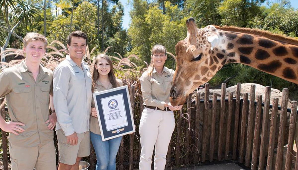 Australia Zoo’s 18-Foot-8-Inch Towering Giraffe ‘Forest’ Is the World’s Tallest