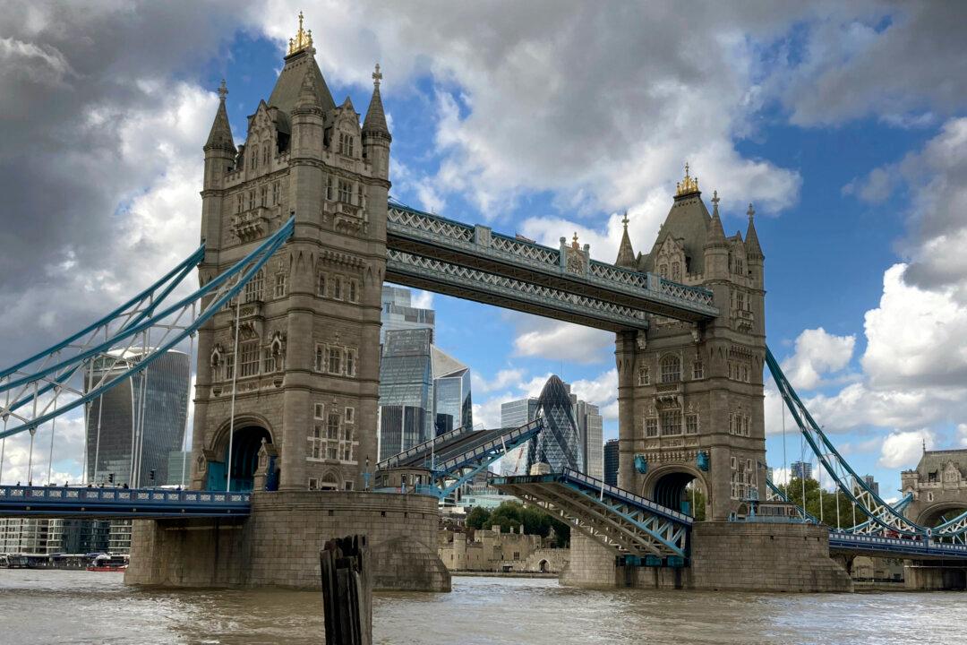 London’s Famous Tower Bridge Gets Stuck in an Open Position