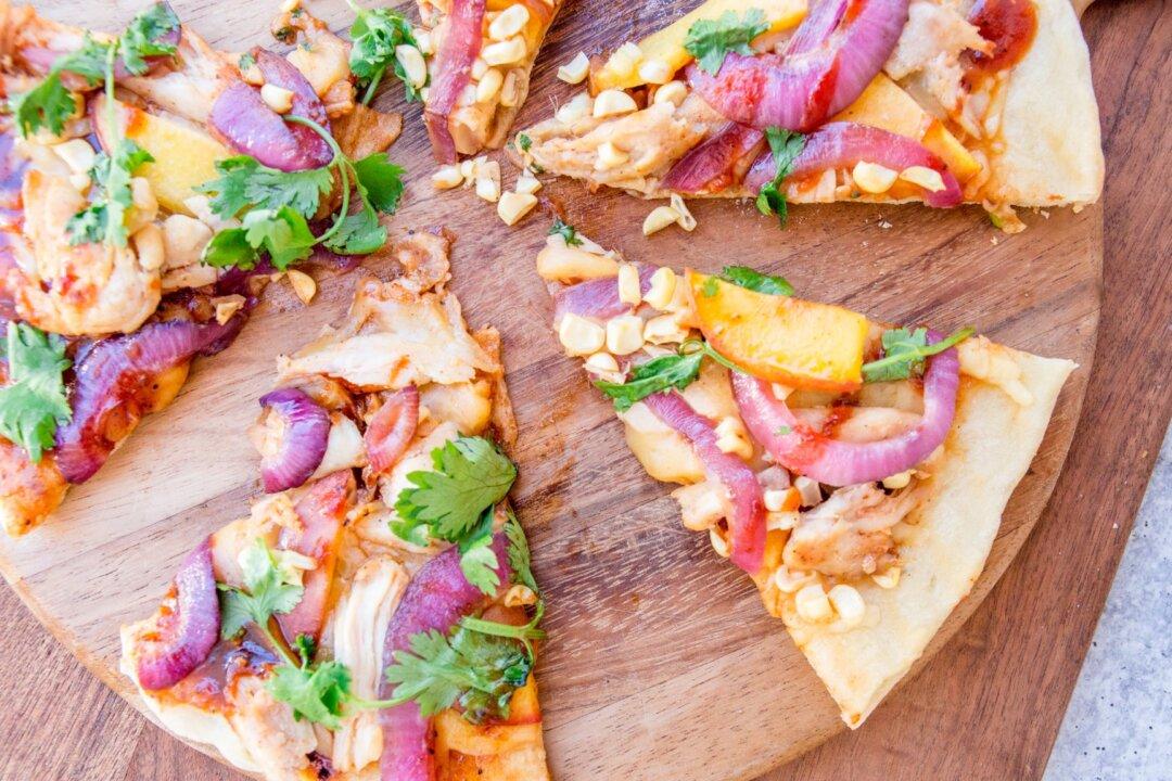 Barbecue Chicken Pizza, Hot Off the Grill