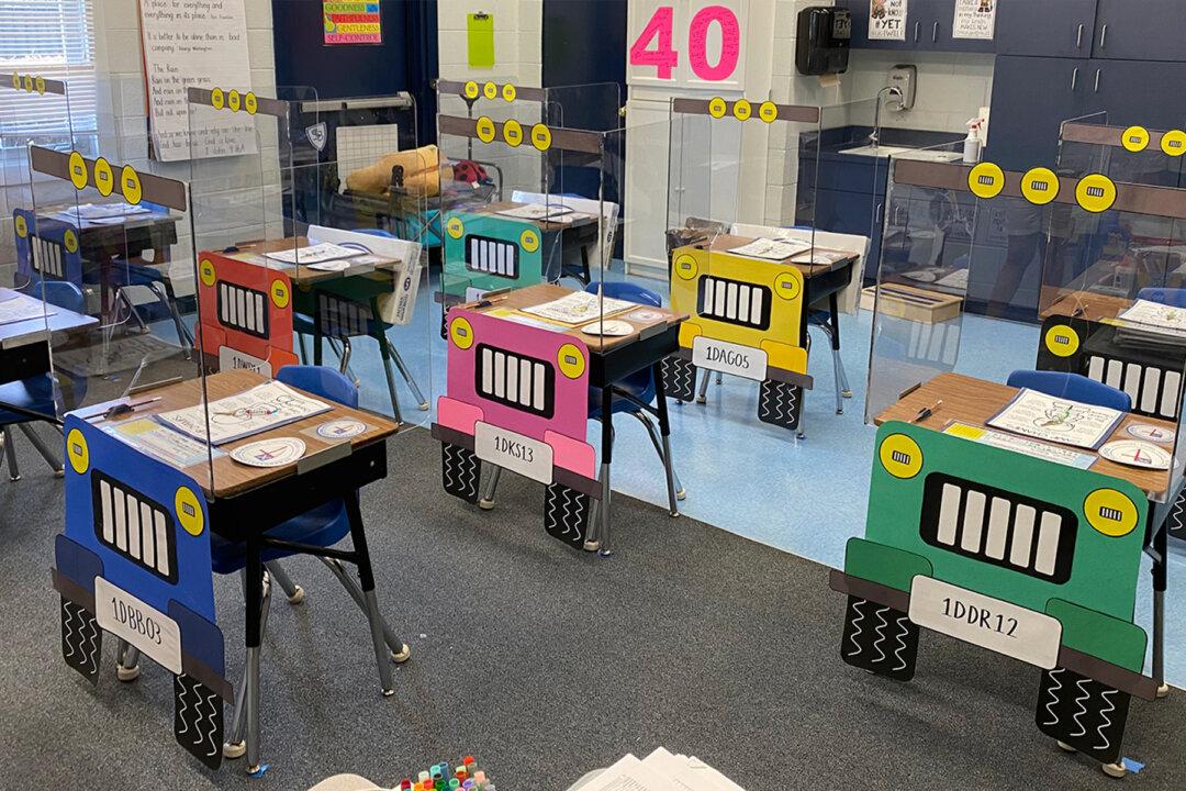 Creative Teachers Transform Kids’ Desks Into Little Jeeps to Make Social Distancing Less Scary
