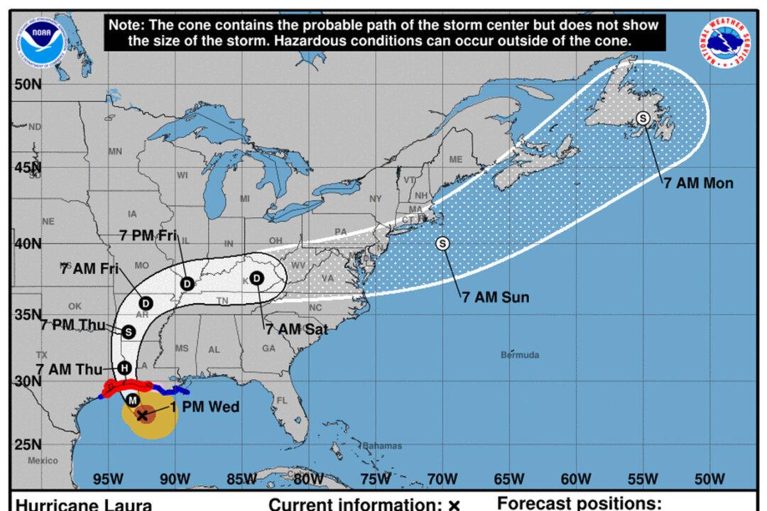 Hurricane Laura Now a Category 4 Storm, Trump Calls on Residents to Heed Warnings