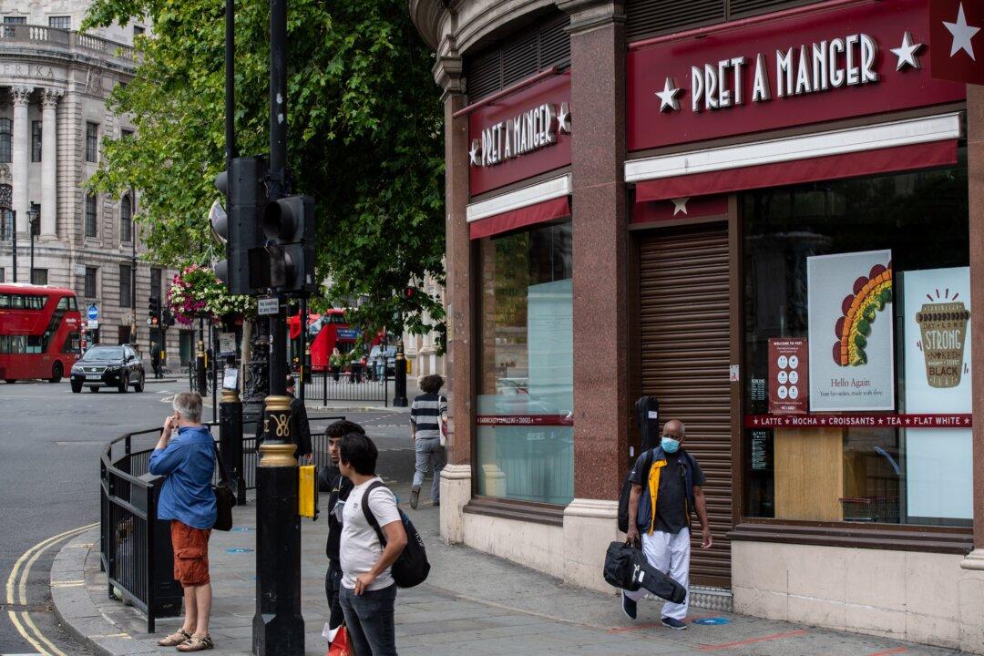 UK Sandwich Chain Pret A Manger to Cut 2,800 Jobs Due to Pandemic