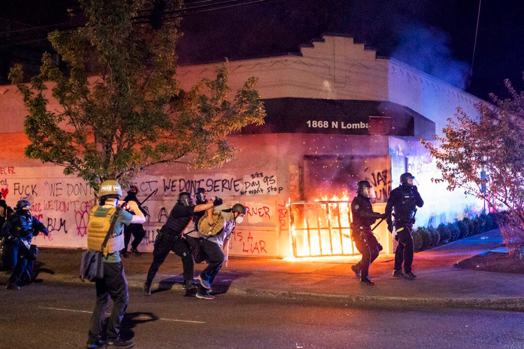 Trump Campaign Accuses Media of Ignoring Violence, Riots Before Biden Statement