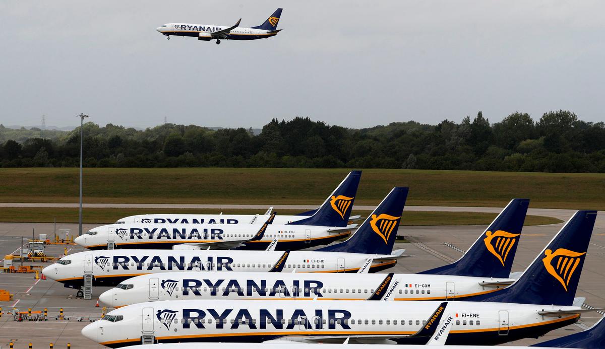 Ryanair Slashes Winter Flights to 40 Percent of Last Year’s Programme