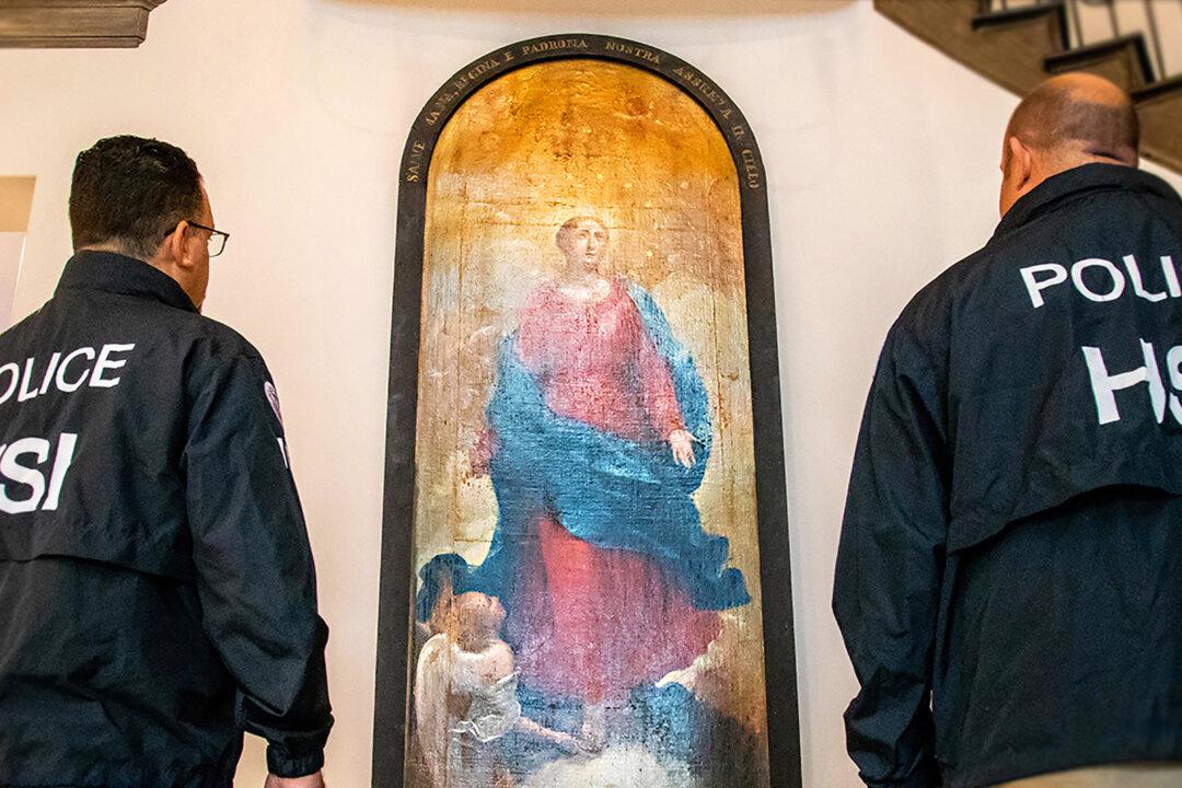 ICE Agents Recover 19th-Century Painting Stolen From Ancient Italian Monastery