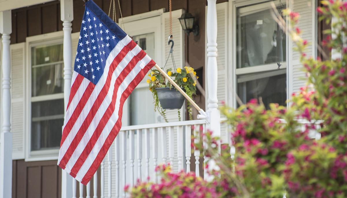 Woman, 73, Breaks American Flag Pole Fighting Off Intruder–So Police Buy Her a New One