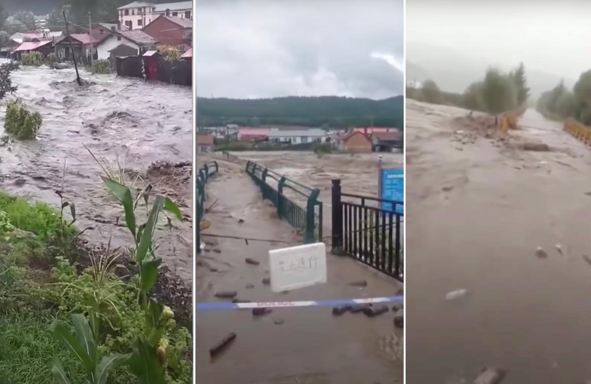 Three Typhoons Hit Northeastern China, Causing Floods and Crop Destruction