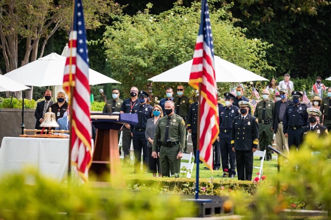 Nixon Library Holds 9/11 Commemoration Ceremony Amid COVID-19