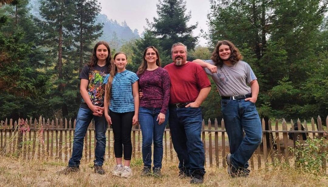 California Family Stays Behind to Defend Home From Wildfire
