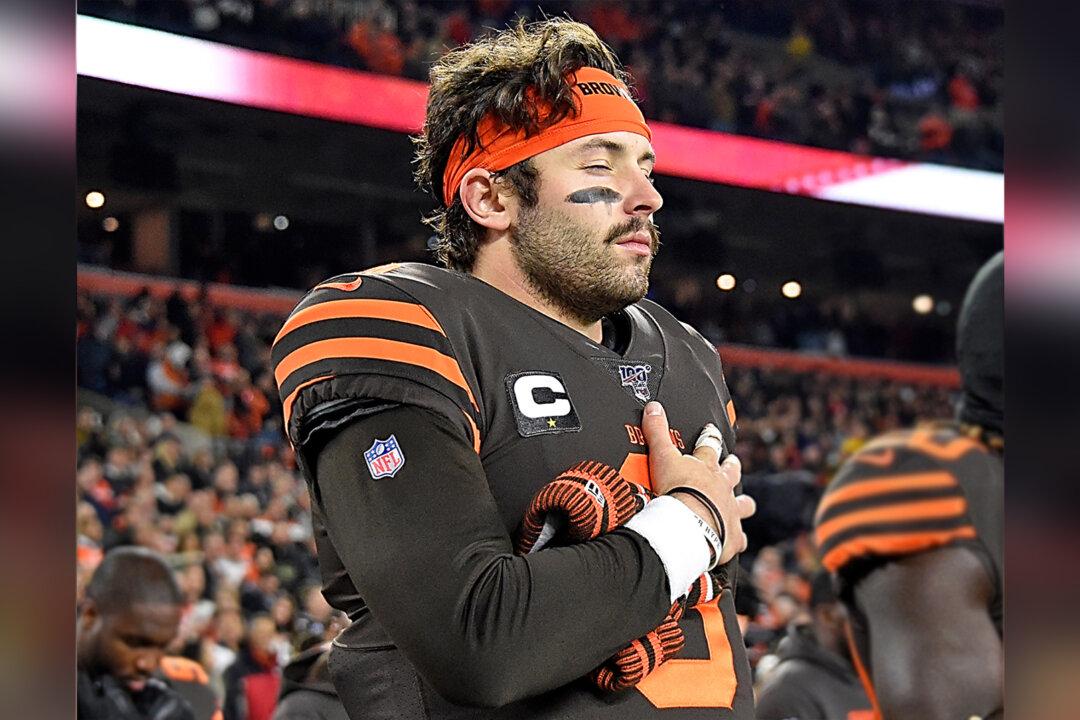 NFL Quarterback Baker Mayfield Pledges to Stand for Anthem in ‘Respect, Love, and Unity’
