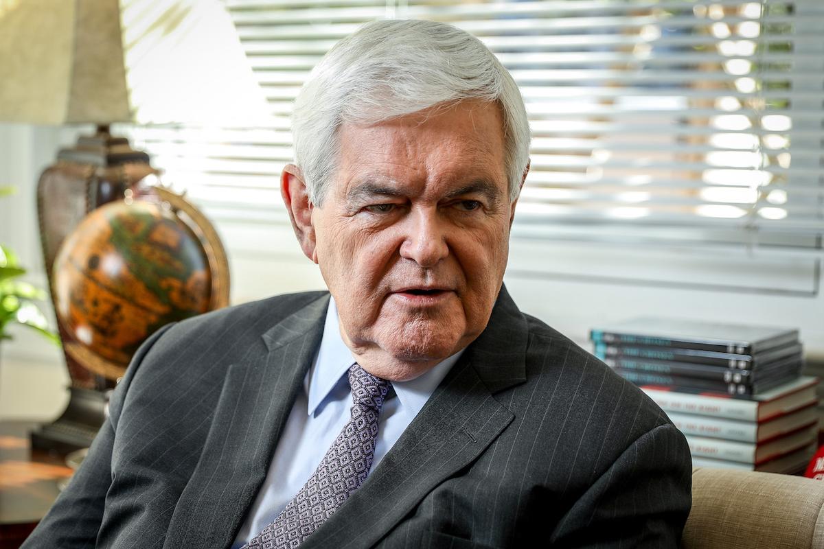 Newt Gingrich Predicts Republicans Could Pick Up Historic 70 House Seats in 2022