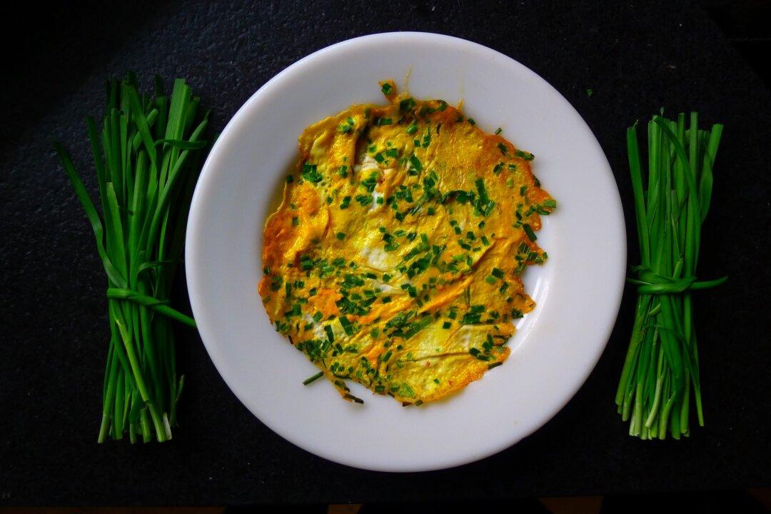 Chinese Chive Pancakes, and the Art of Pancake Flipping