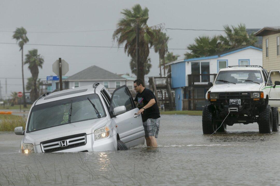 Tropical Storm Beta Stalls Along Texas Coast, Brings Floods