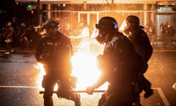 5 Charged in Ongoing Portland Rioting
