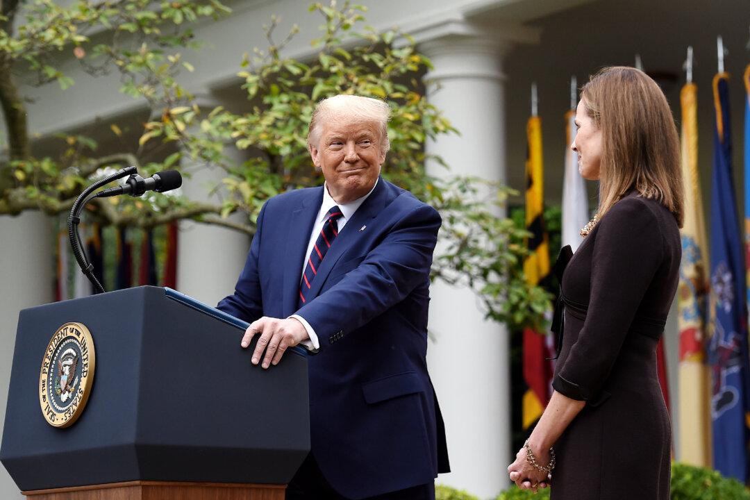 Trump Says Confirmation of Barrett Could Be ‘Done Easily Before the Election’