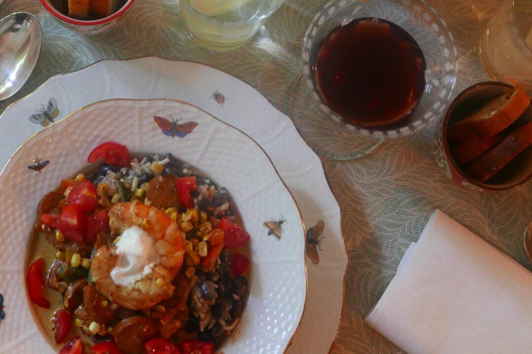 Spicy Cajun Sausage, Shrimp, and Corn Chowder