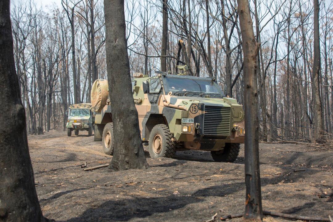 First of 20 Australian Bushmaster Military Vehicles to Leave for Ukraine