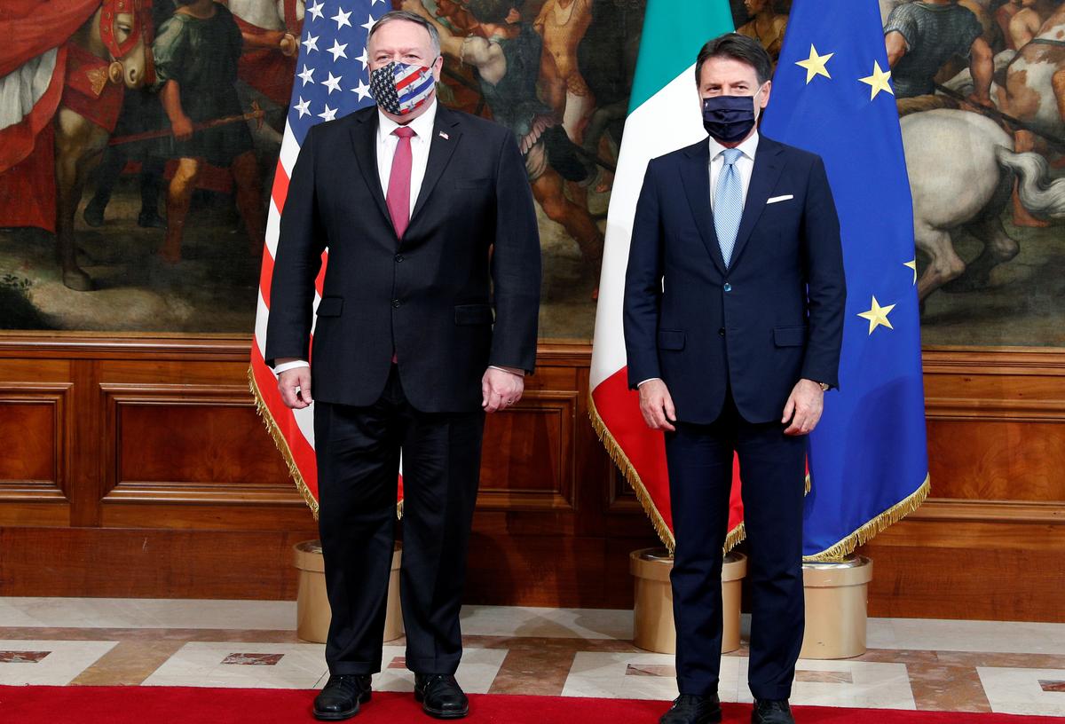 Pompeo Warns Italy Over China’s Economic Influence