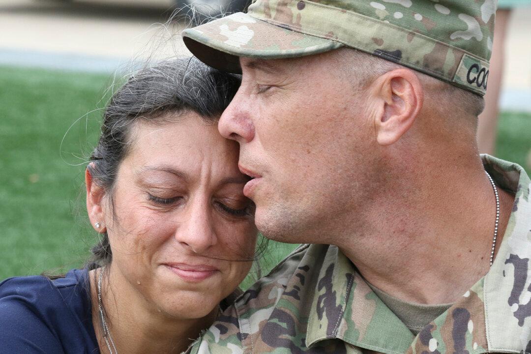 700 National Guard Members Seen Off by Family, Friends Before Deployment Overseas
