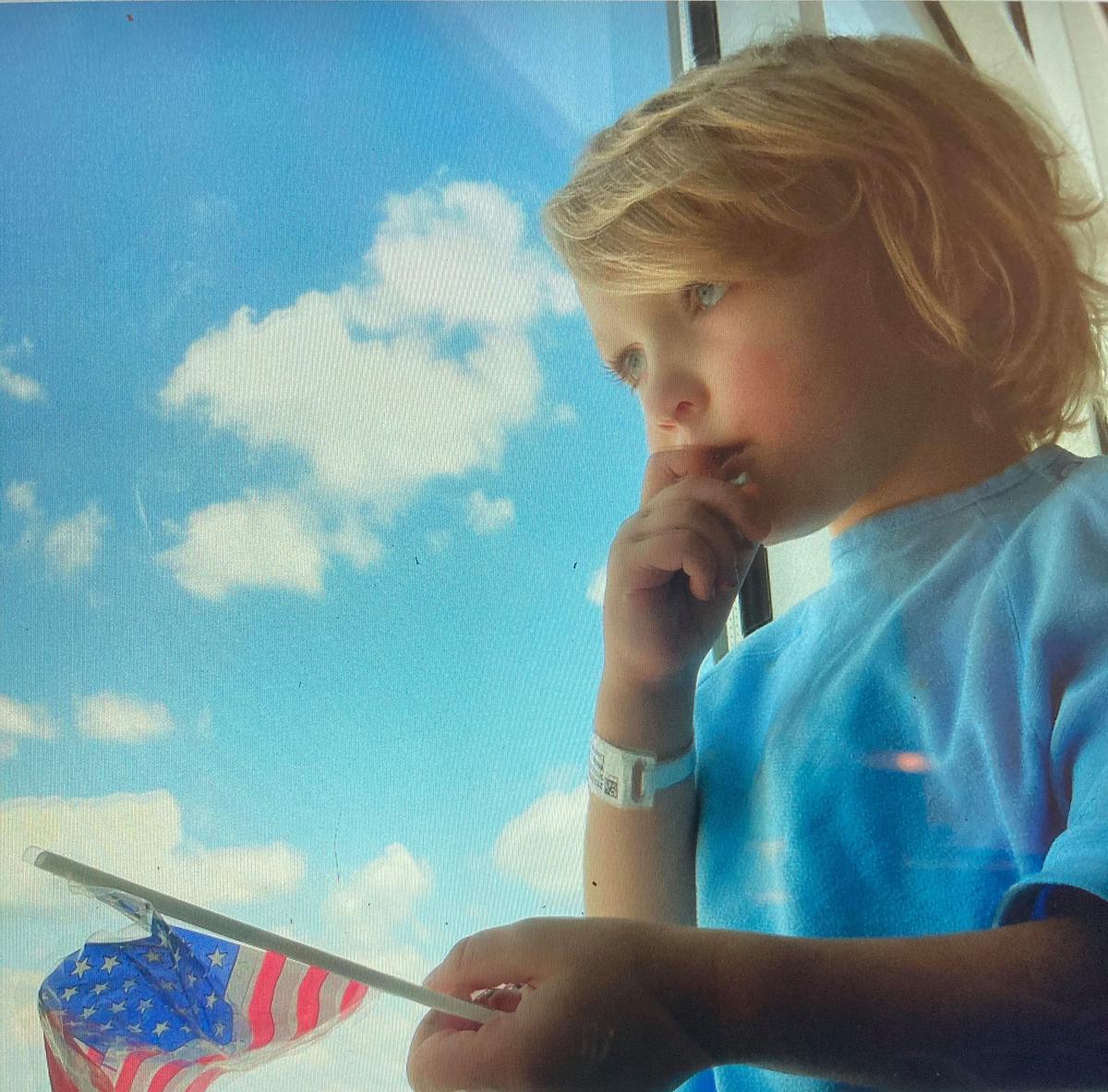 Lincoln White, two days after being diagnosed with cancer. (Courtesy of <a href="https://www.facebook.com/profile.php?id=1538146079">Amanda White</a>)