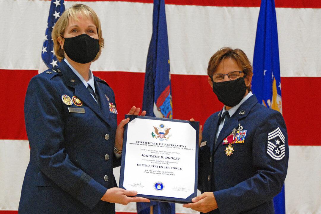 Command Chief Master Sergeant Hangs Up Her Uniform After 33 Years With US Air Force