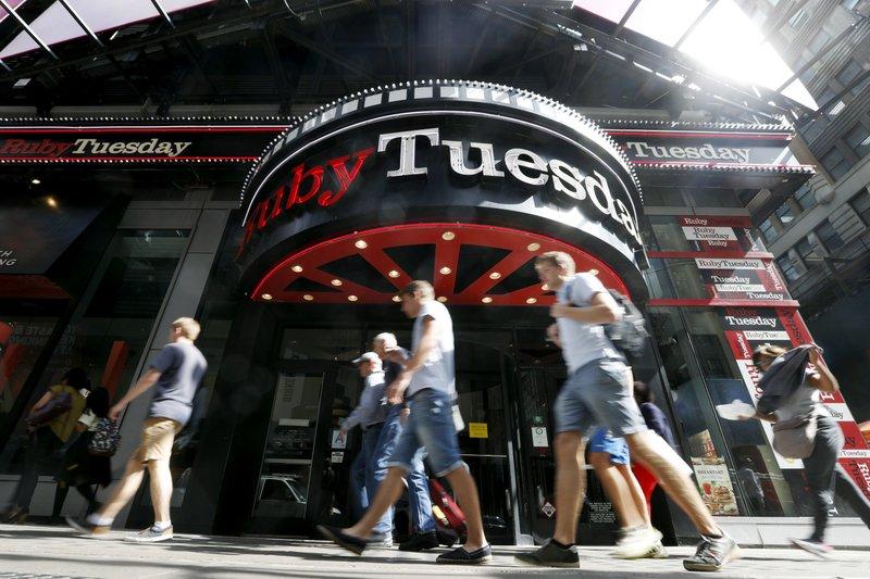 Ruby Tuesday, Hit by COVID Closures, Files for Bankruptcy
