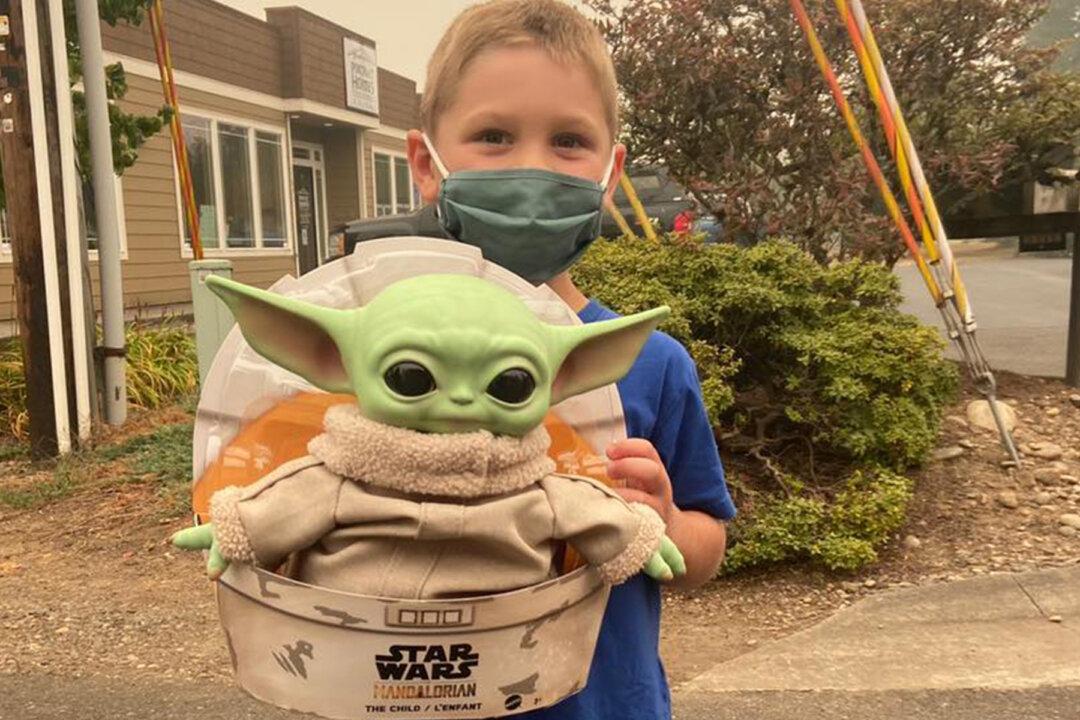 Boy, 5, Sends Baby Yoda Doll to Front Line Oregon Firefighters: ‘In Case You Get Lonely’