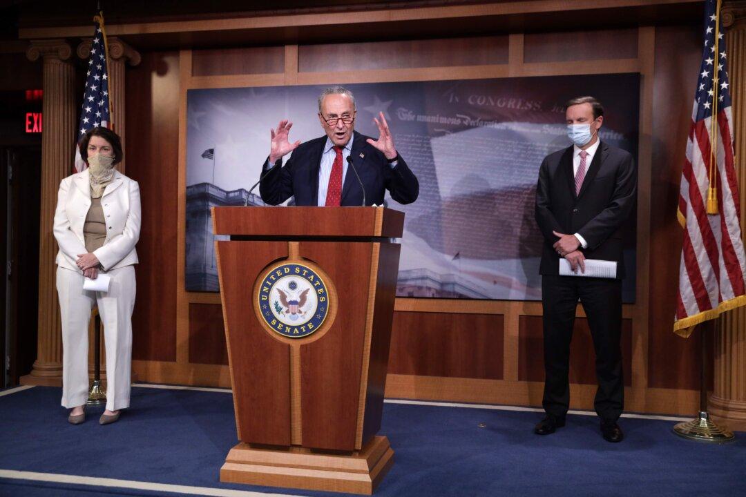 Schumer, Klobuchar Push for CCP Virus Testing Program at Senate Complex