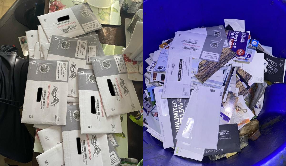 Ballots Found in Trash Cans in California