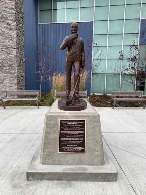 Statue Unveiled in Alberta Town of Humboldt Broncos Coach Who Died in 2018 Bus Crash