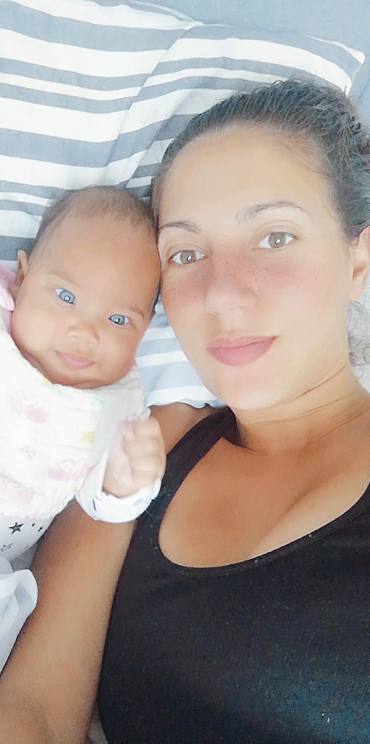 Rachel and her baby, Pheonix. (Caters News)