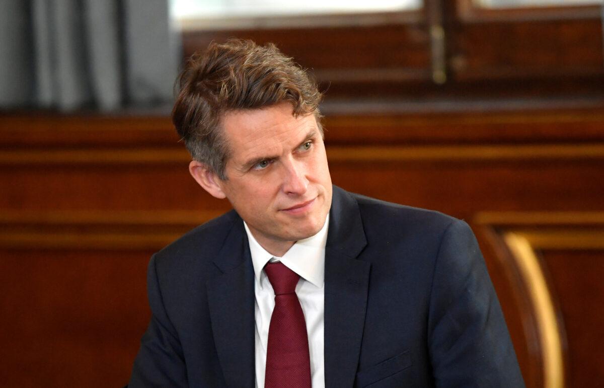 Education Secretary Gavin Williamson attends a Cabinet meeting of senior government ministers at the Foreign and Commonwealth Office (FCO) in London, on Sept. 1, 2020. (Toby Melville - WPA Pool / Getty Images)