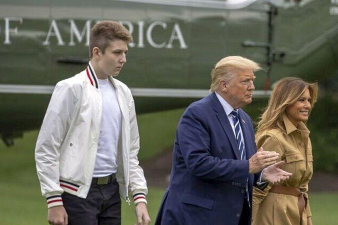Trump Claims FBI Searched Teenage Son Barron’s Room