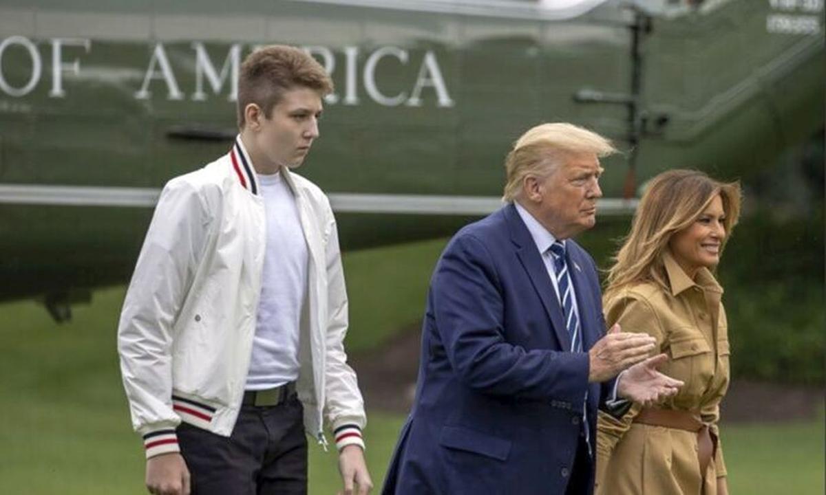 Trump Claims FBI Searched Teenage Son Barron’s Room