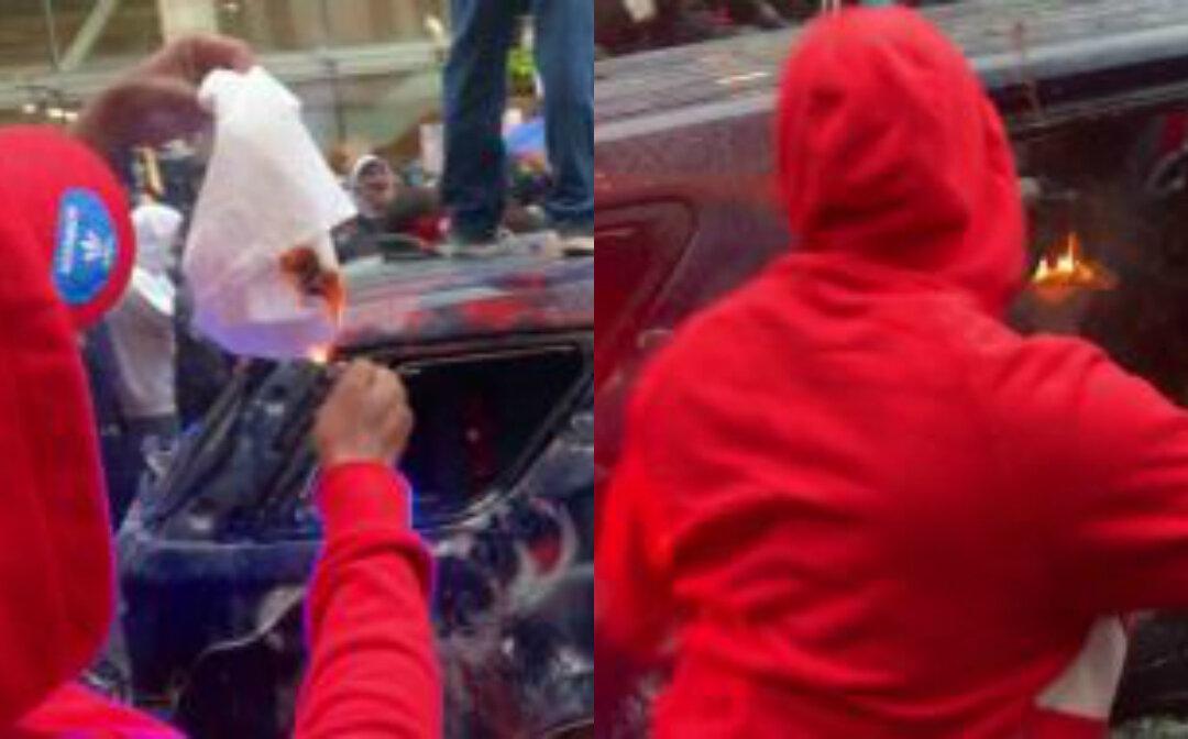 Man Charged With Stealing Police Rifle, Setting Car on Fire During May Riot in Seattle