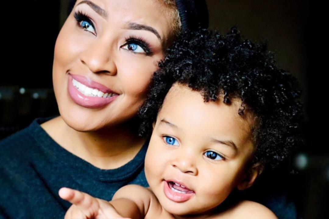 Mom and Son Have a Rare Condition That Has Left Them With Stunning Blue and Brown Eyes