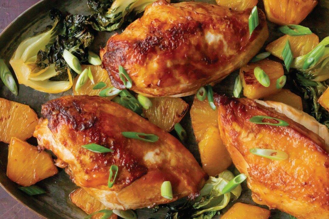 Mom’s Soy Sauce Chicken With Pineapple and Bok Choy