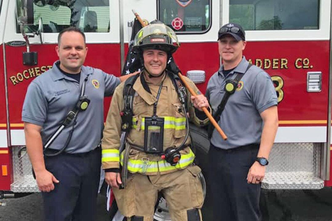 Michigan Fireman Completes 140-Mile Walk to Raise Funds for Firefighters Battling Cancer