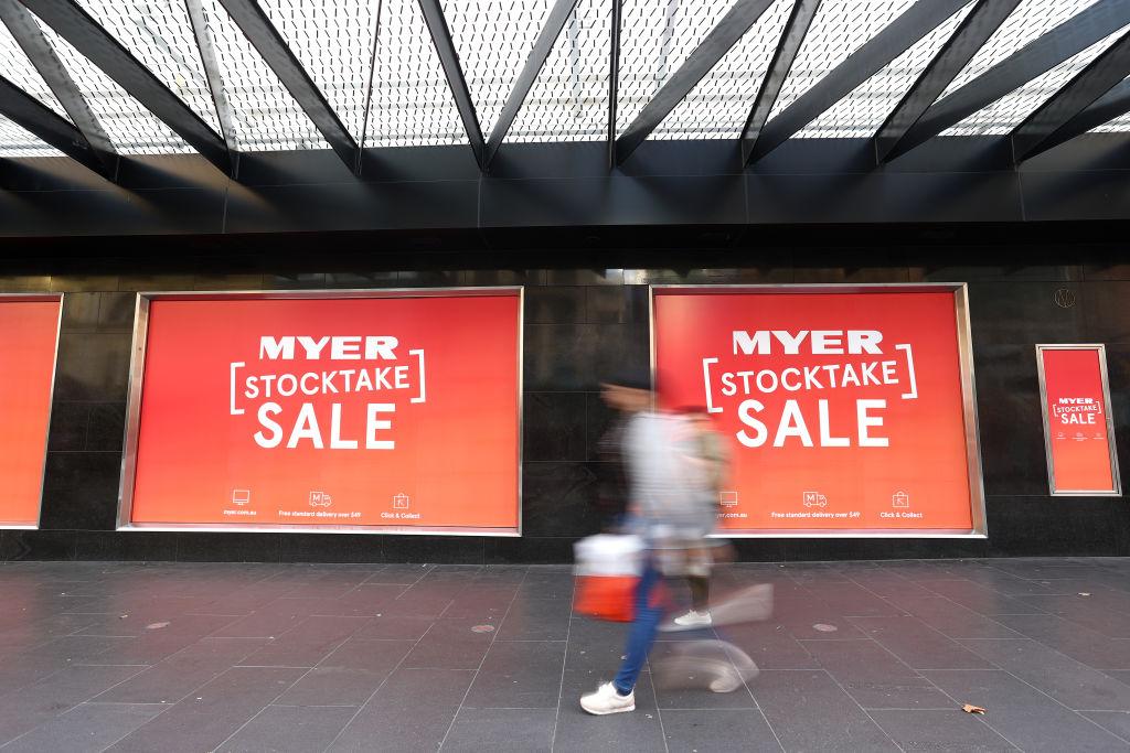 Myer Chair Exits, Blaming Big Shareholders