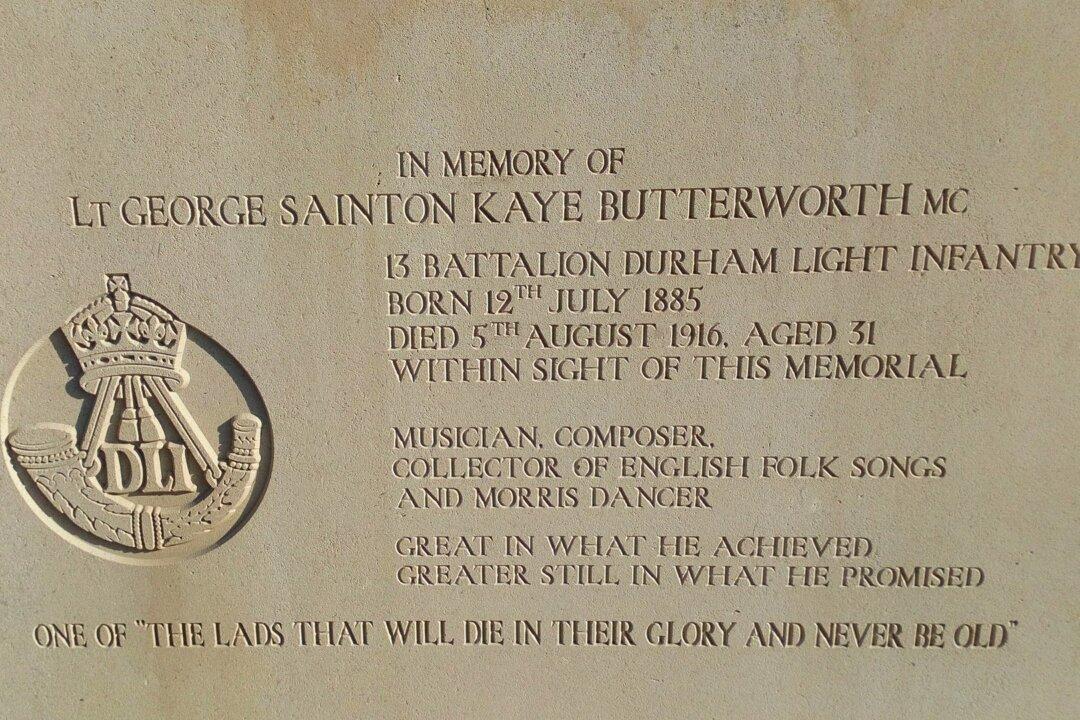 Remembering George Butterworth, Composer and a Hero of the Somme
