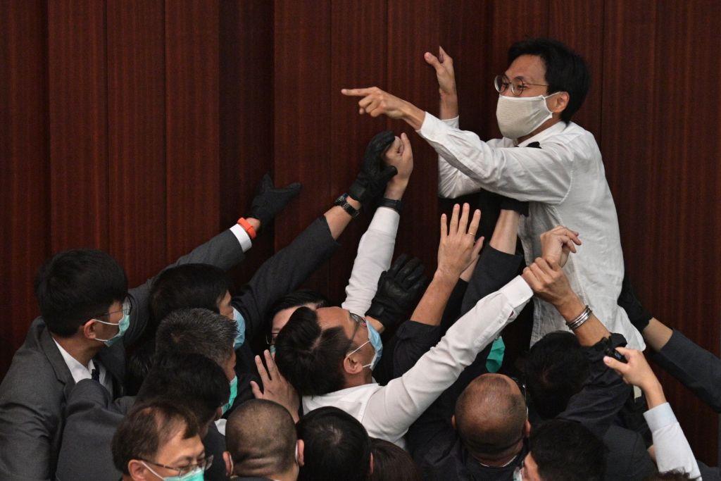 Seven Opposition Politicians Arrested in Hong Kong Over Legislative Scuffle