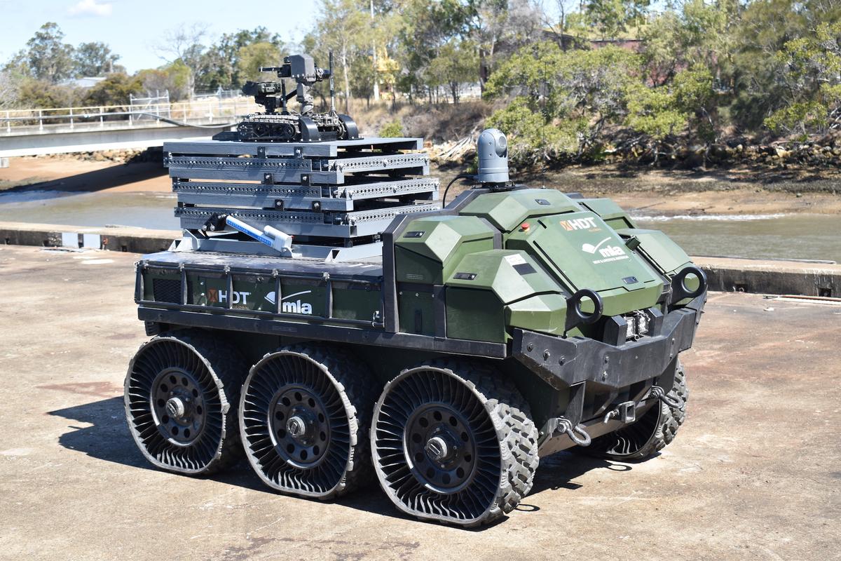 Autonomous Navy Robots Used in Disaster Simulation on Brisbane River