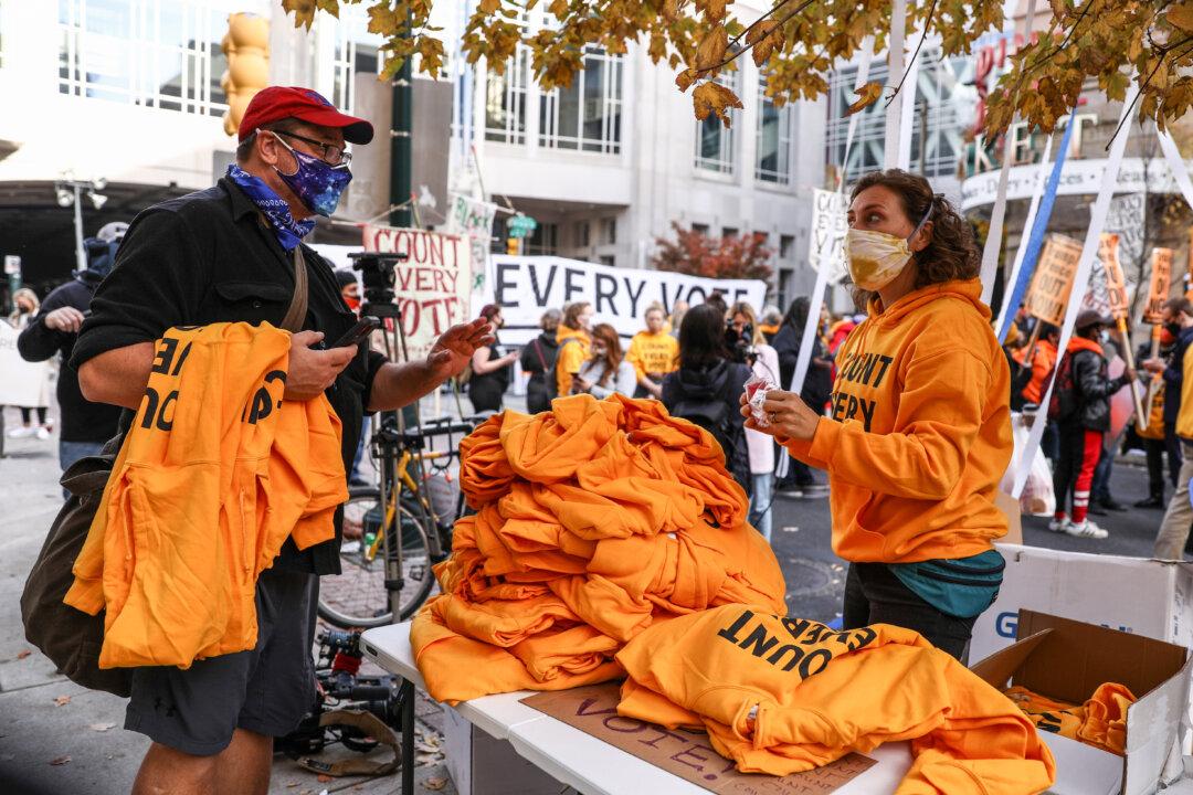 Philadelphia Residents Call to ‘Count All Votes,’ or ‘Count All Legal Votes’