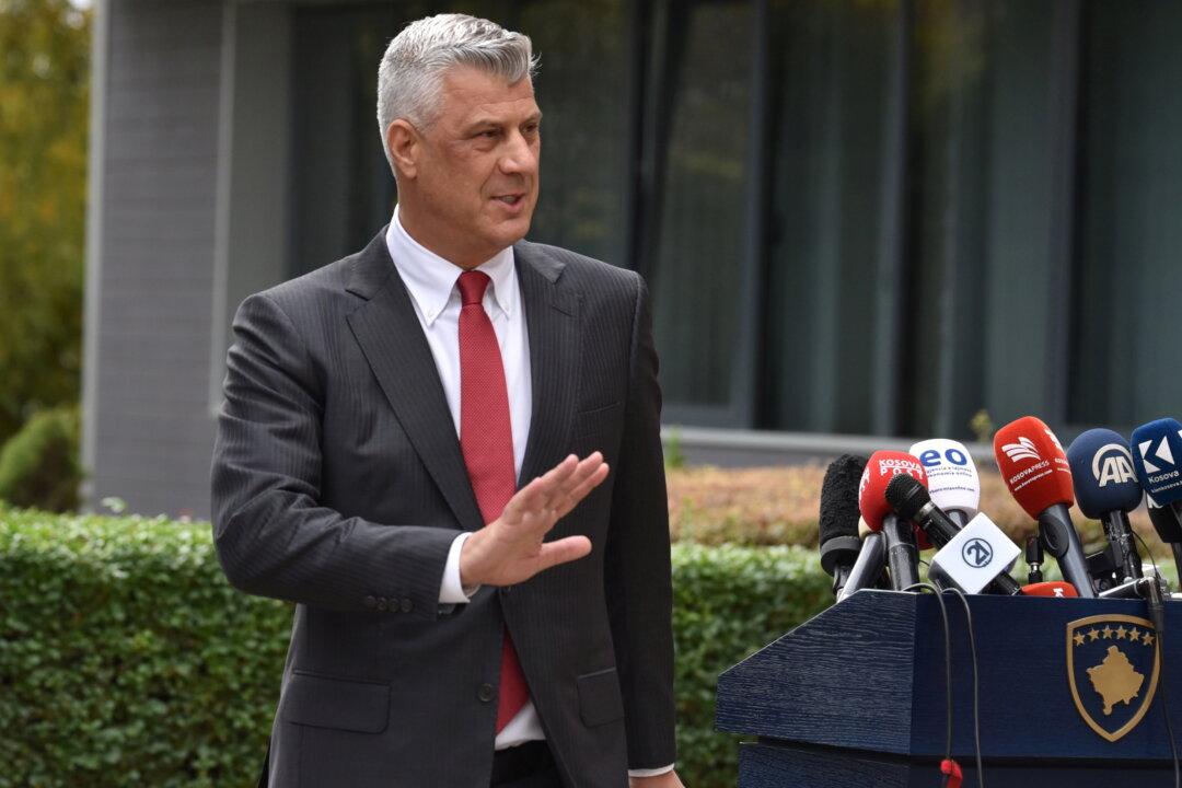 Kosovo President Thaci Resigns to Fight War Crimes Charges