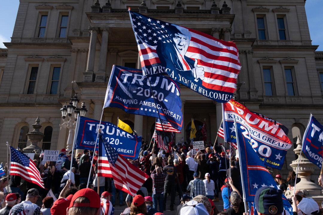 Tension Grows at Lansing ‘Stop the Steal’ Rally After Joe Biden Claims Victory