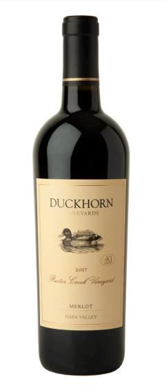 Duckhorn 2017 Merlot, Rector Creek Vineyard, Napa Valley. (Courtesy of Duckhorn Vineyards)