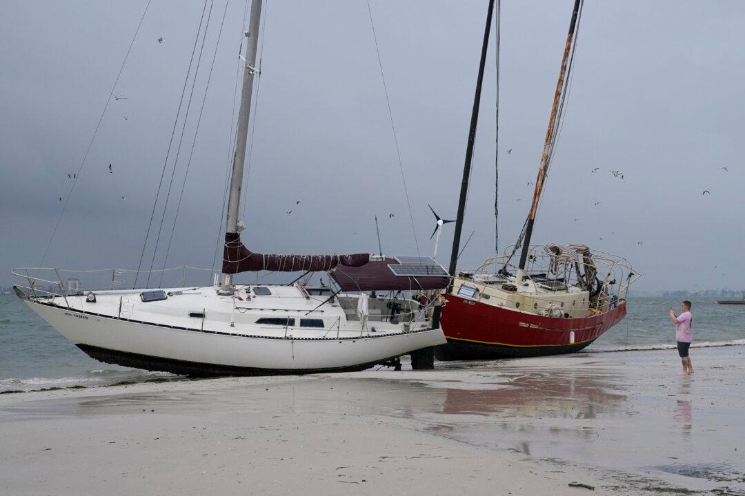 Tropical Storm Eta Dumps Blustery Rain on Florida West Coast