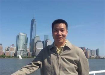 Falun Gong practitioner Xu Yongqing during a visit to New York City. (Minghui.org)